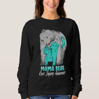 Knee Injury Child Awareness Father Bear Support Ri Sweatshirt