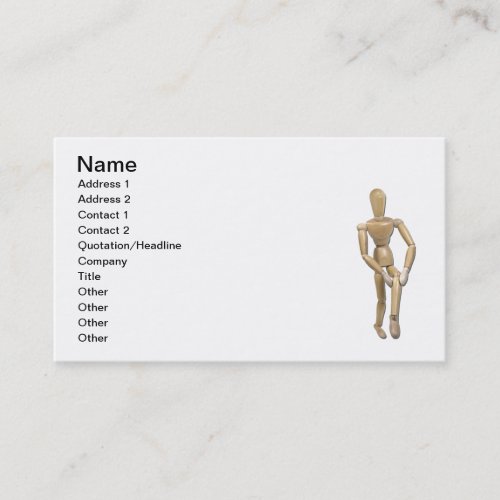 Knee Pain Business Card Templates