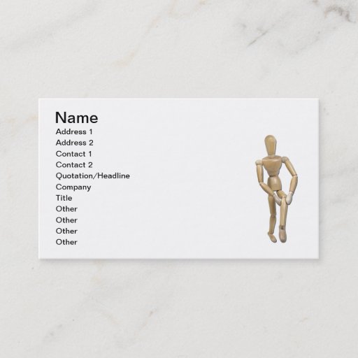 Customizable Knee Pain Business Card Templates