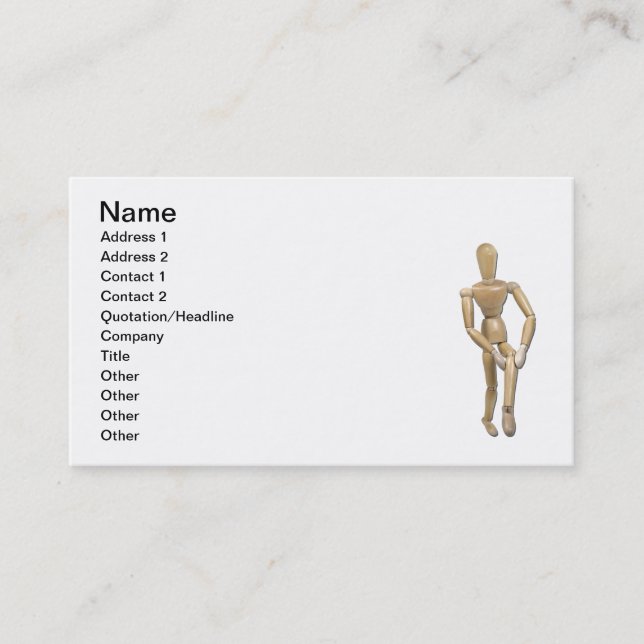 Knee Pain Business Card (Front)