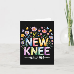 Knee Replacement Recovery Surgery Funny New Knee N Card