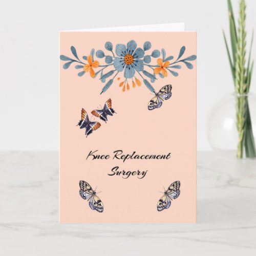 Knee Replacement Surgery Get Well Card