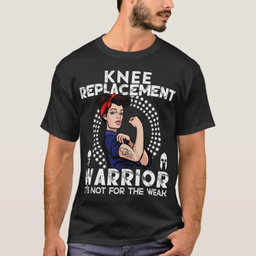 Knee Replacement Warrior Awareness T_Shirt