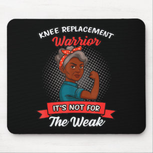 Knee Replacement Warrior Grandma Happy With New Kn Mouse Pad