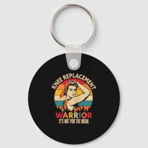 Knee Replacement Warrior Uplifting For Post-surger Keychain
