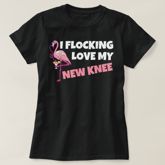 Knee Surgery Completed Get Well Mode Knee Replacem T-Shirt (Design Front)