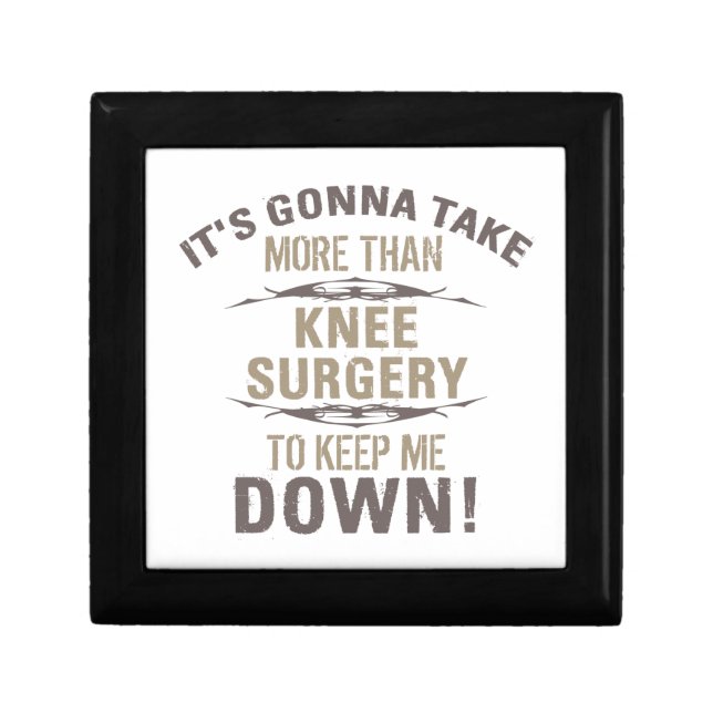 Knee Surgery Humor Gift Box (Front)