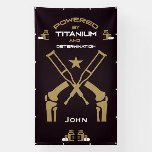 Knee Surgery Recovery Get Well Banner