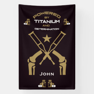 Knee Surgery Recovery Get Well Banner