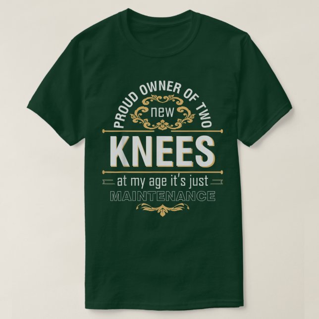 Knee Surgery Replacement Get Well Gifts ACL Surger T-Shirt (Design Front)