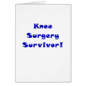 Knee Surgery Survivor (Front)
