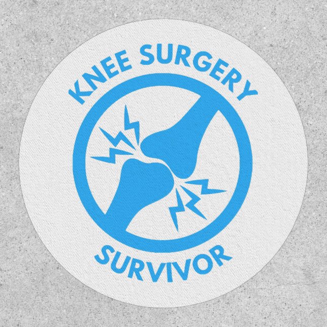 Knee Surgery Survivor  Patch (Front)