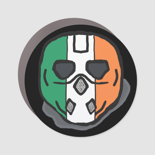 Kneecap Car Magnet (Front)