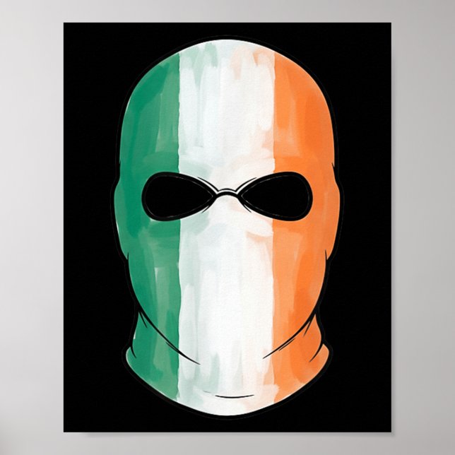 Kneecap Tricolour Balaclava  Poster (Front)