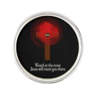 Kneel At The Cross Pin