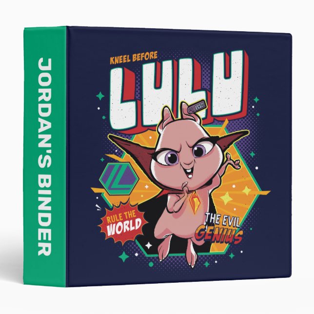 Kneel Before Lulu 3 Ring Binder (Front/Spine)
