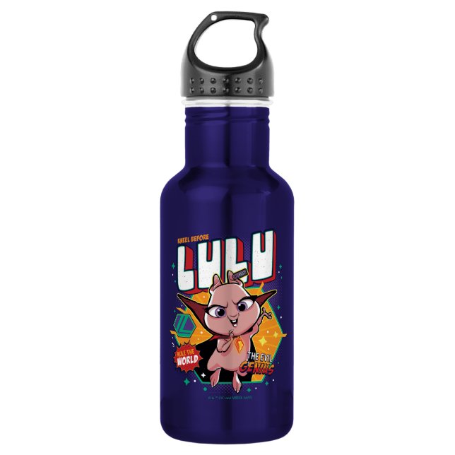 Kneel Before Lulu Stainless Steel Water Bottle (Front)