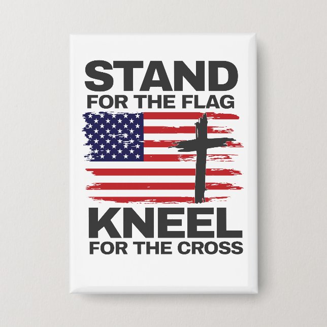 Kneel for the Cross Button (Front)