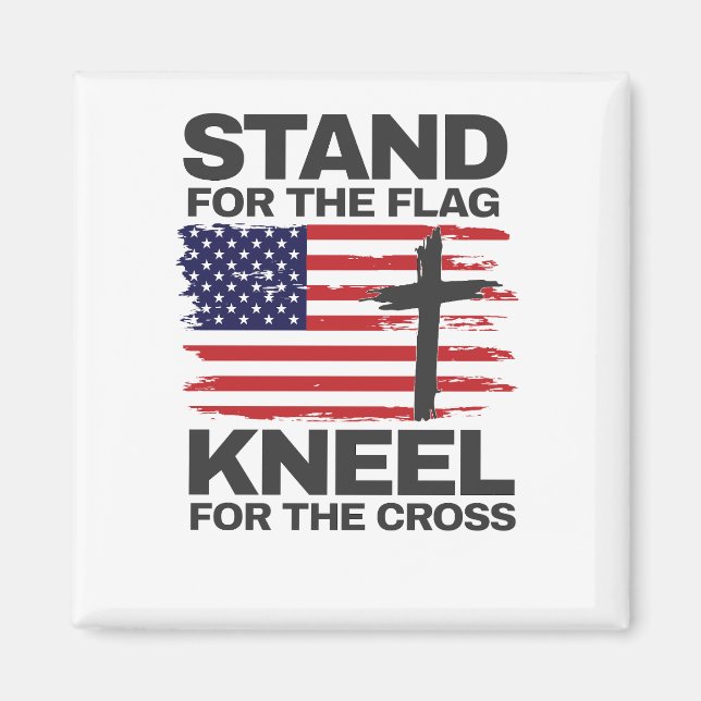 Kneel for the Cross Magnet (Front)