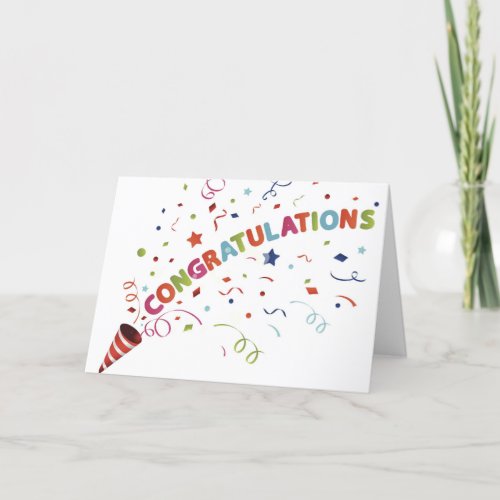 KNEW YOU COULD DO IT  YOU DID IT CONGRATULATION CARD