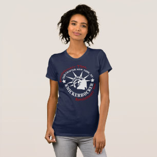 Knickerbocker White and Blue Logo T-Shirt