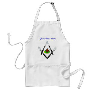 Knife and Fork Crew #1 w/Custom Name Adult Apron