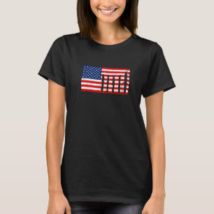 Knife Collector Knives Collecting American Flag Co T-Shirt