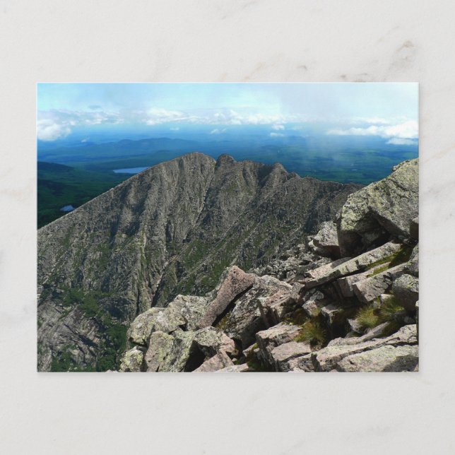 Knife Edge, Katahdin, Maine Postcard (Front)