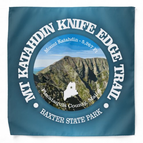 Knife Edge Trail Katahdin Bandana