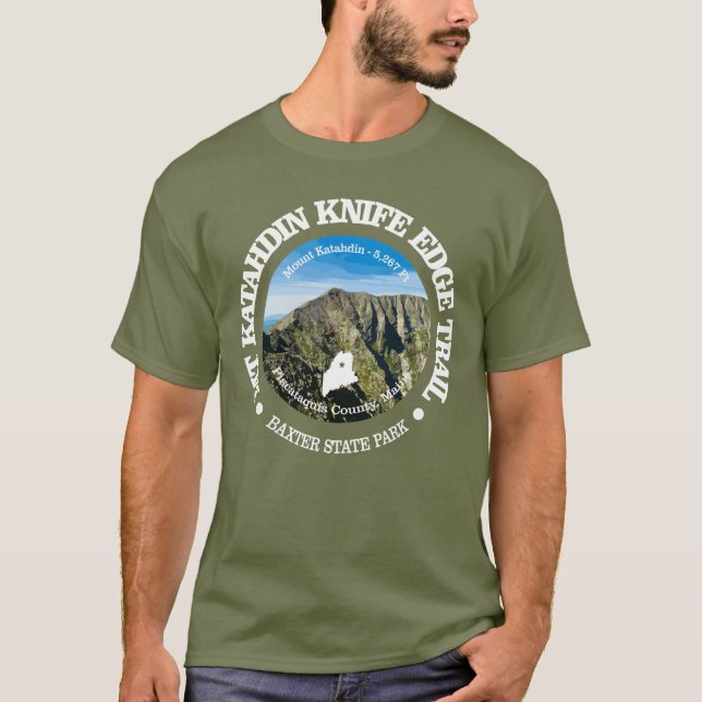 Knife Edge Trail (Katahdin) T-Shirt (Front)