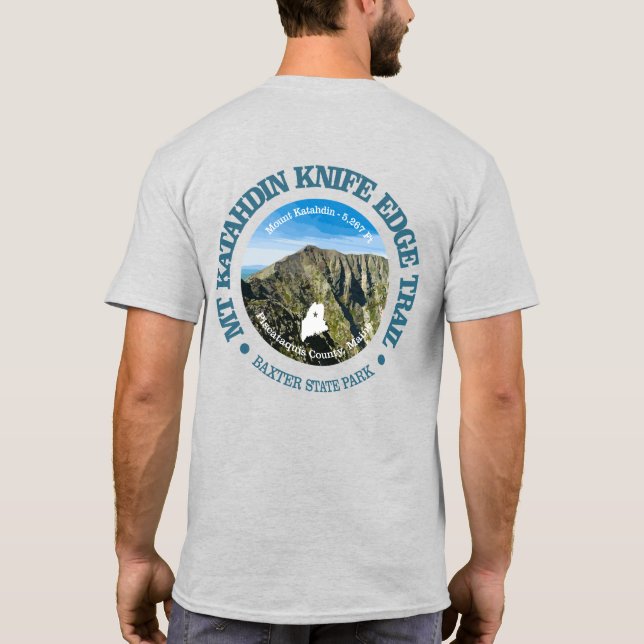 Knife Edge Trail (Katahdin) T-Shirt (Back)