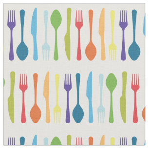 Knife Fork Spoon Kitchen Cutlery Utensils Fabric