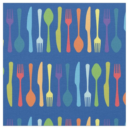 Knife Fork Spoon Kitchen Cutlery Utensils Fabric