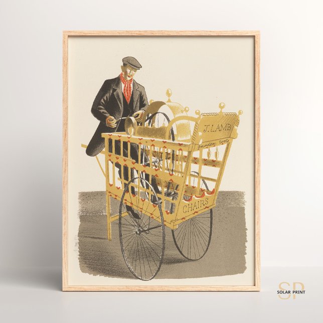 Knife Grinder by Eric Ravilious Vintage British Poster (Creator Uploaded)