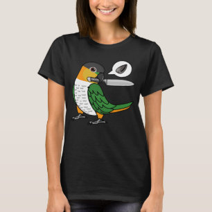 Knife Parrot Wants Seeds I Black headed Caique T-Shirt