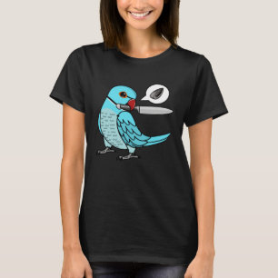 Knife Parrot Wants Seeds I Blue Indian Ringneck T-Shirt