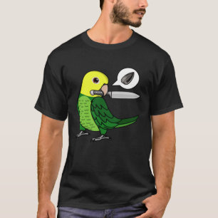 Knife Parrot Wants Seeds I Double Yellow headed Am T-Shirt