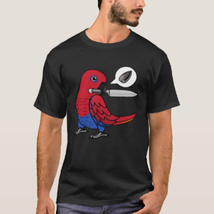 Knife Parrot Wants Seeds I Female Eclectus T-Shirt