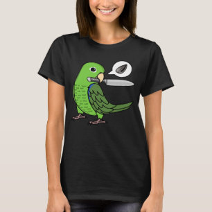 Knife Parrot Wants Seeds I Green Parrotlet T-Shirt