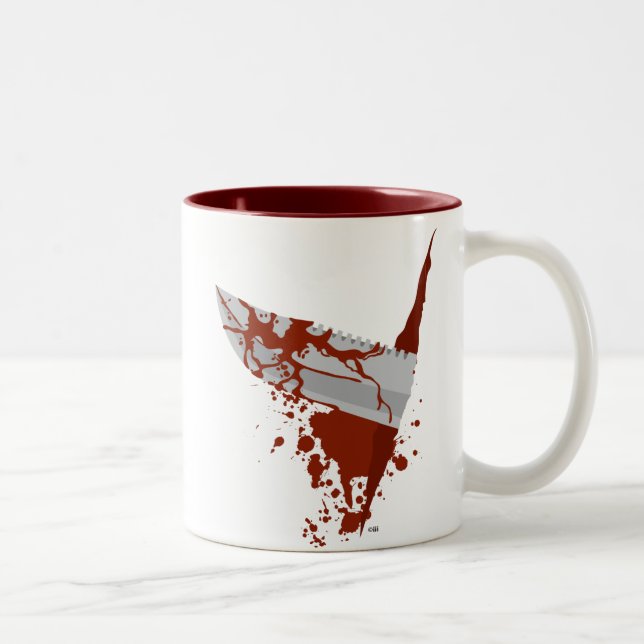 Knife Two-Tone Coffee Mug (Right)