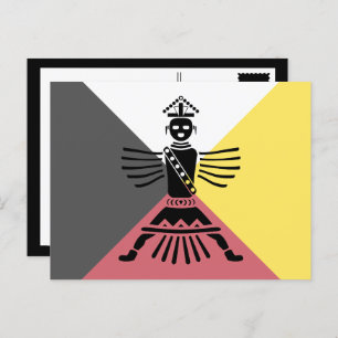 knifewing warrior postcard