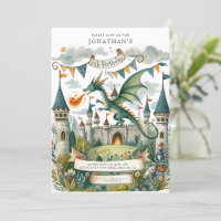 Knight and Dragon Royal Medieval Boy Birthday