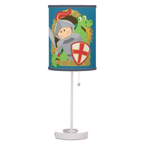 Knight and Dragon Table Lamp