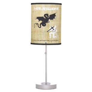 Knight and Dragon Table Lamp