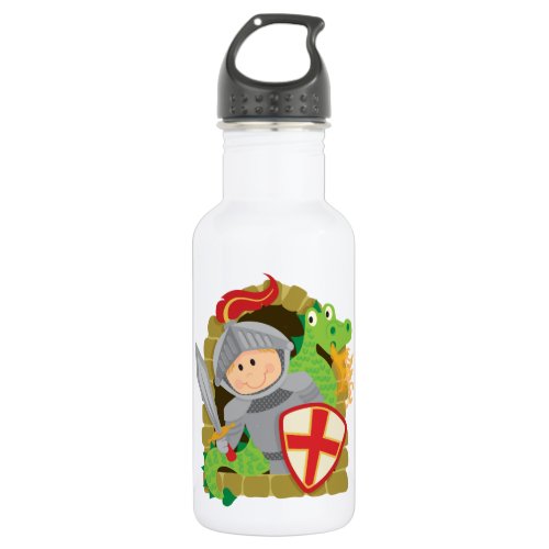 Knight and Dragon Water Bottle