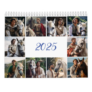 Knight and horse. 2025 calendar