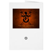 Knight and Shield Card (Back)