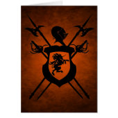 Knight and Shield Card (Front)