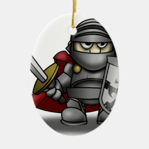 Knight Ceramic Ornament
