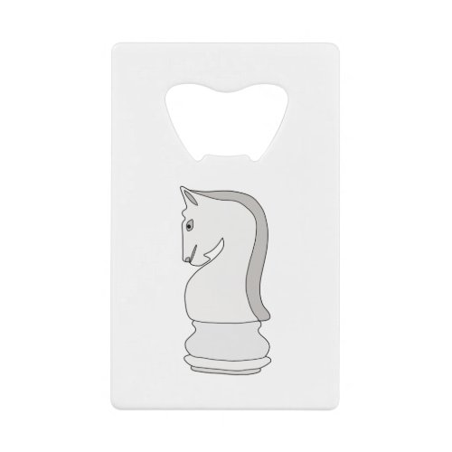 Knight Chess Credit Card Bottle Opener